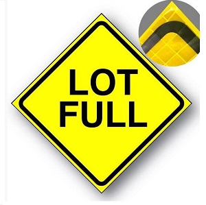 36" DuraLatch Yellow Superbright Roll-Up Sign